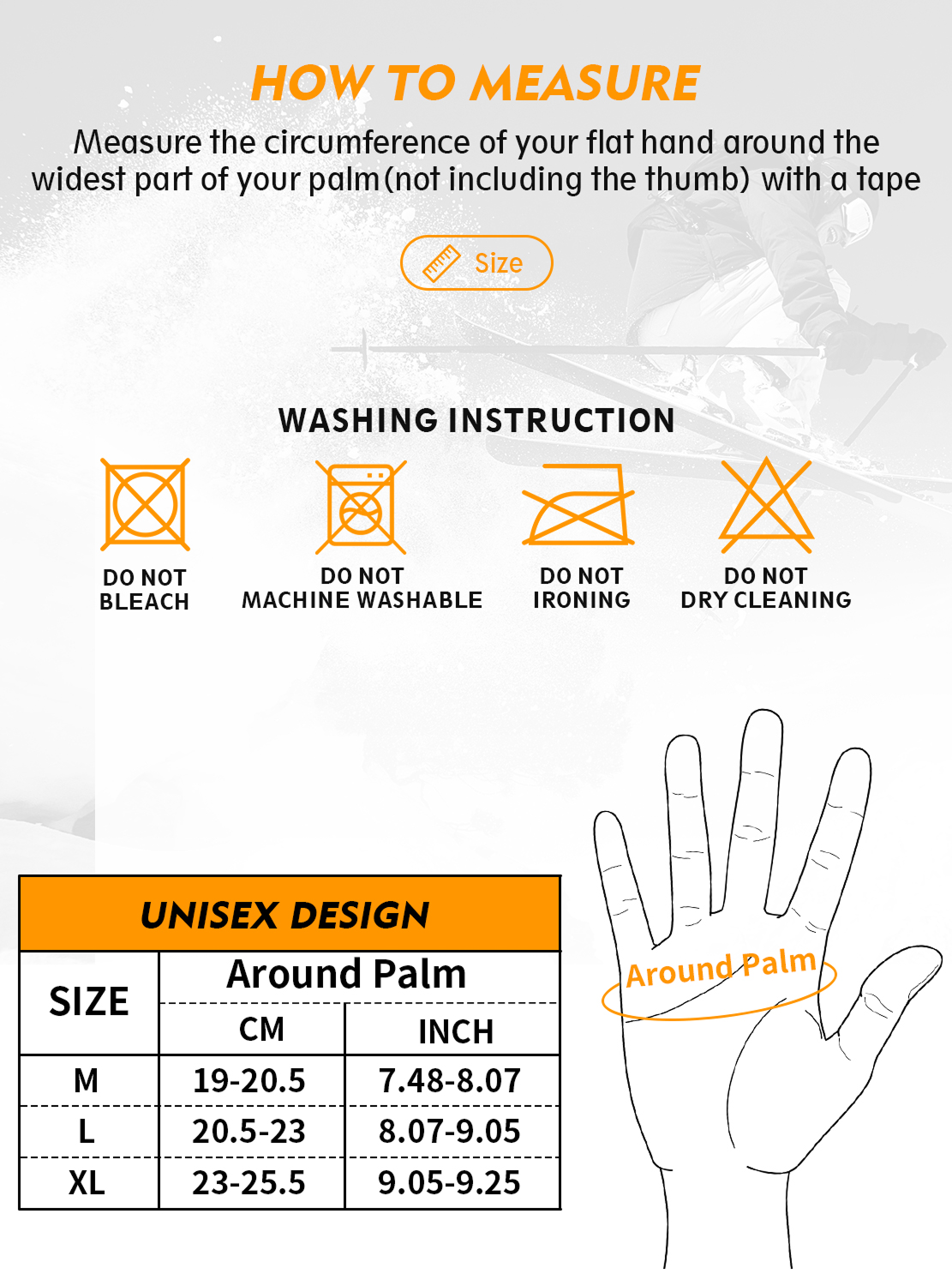 TRENDOUX Winter Gloves for Men Warm: 3M Thinsulate -20℉ Windproof Waterproof Ski Women Glove with Touchscreen Thermal Lining Anti-Slip for Work Cycling Motorcycle Snowboarding