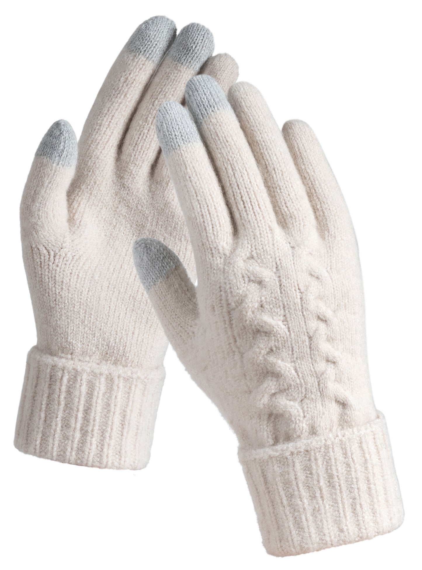 TRENDOUX Womens Alpaca Wool Gloves: Winter Touch Screen Thin Warm Glove for Women Cold Weather Driving Running Cycling Typing