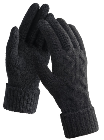 TRENDOUX Womens Alpaca Wool Gloves: Winter Touch Screen Thin Warm Glove for Women Cold Weather Driving Running Cycling Typing