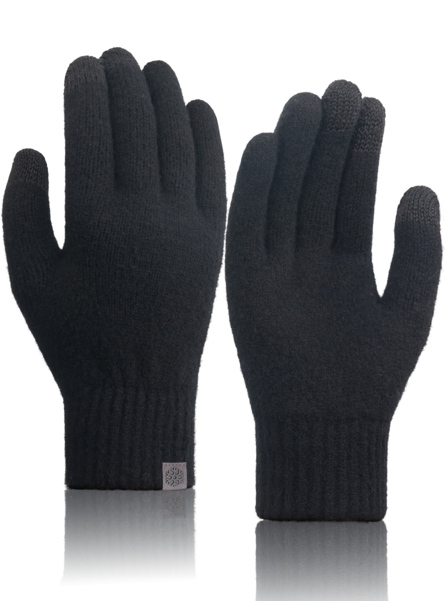 TRENDOUX 100% Merino Wool Gloves for Women Men - Winter Touchscreen Thermal Warm Gloves for Driving Running Texting Gift